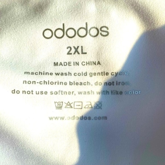 ODODOS WOMEN’S HIGH WAISTED YOGA WORKOUT LEGGINGS PEDAL PUSHER PANTS 2X… - Picture 3 of 13